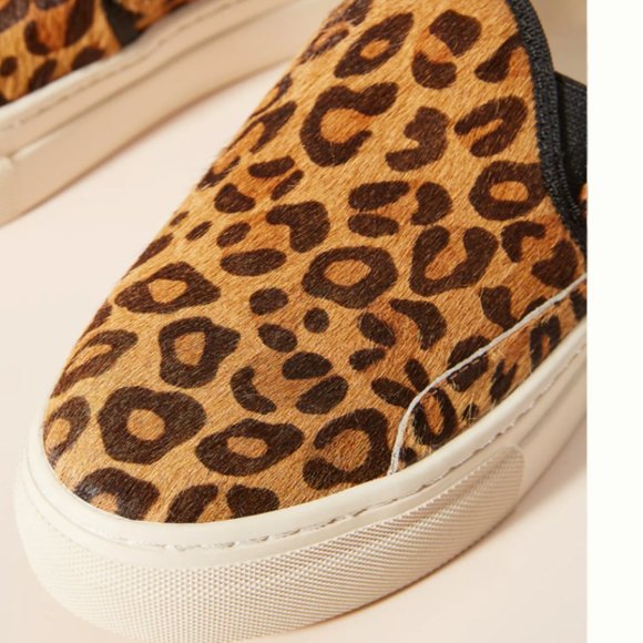 Soludos Leopard Bondi Platform Sneaker Flats 10 41 - Picture 5 of 10